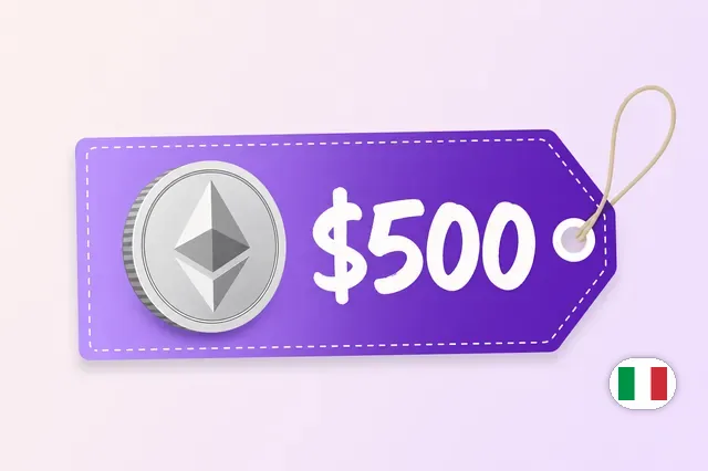 Ethereum gratis su eToro — bonus fino a 500 USD dopo il primo deposito