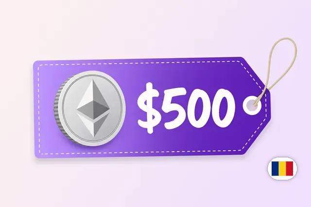 Ethereum gratuit la eToro — bonus în valoare de până la 500 USD după primul depozit