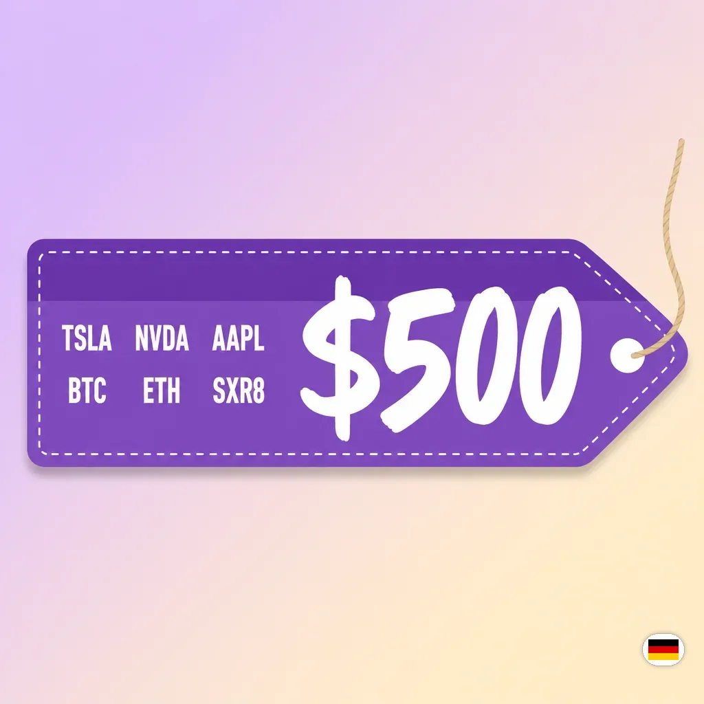 eToro Bonus für die erste Einzahlung — Aktien und Krypto gratis bis zu 500 USD