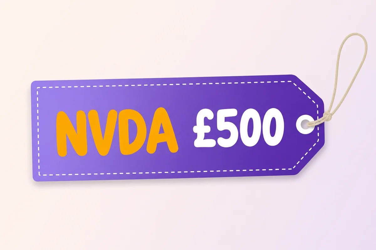 Free Nvidia (NVDA) share for new eToro UK clients — up to £500 with first deposit